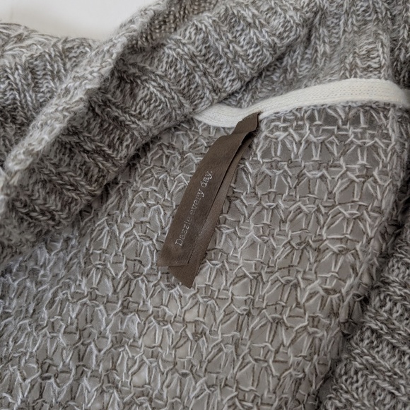 *Free with Purchase* Asymmetrical Knit Sweater Penningtons 3/4 Sleeve Relaxed - Picture 2 of 8